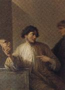 Salvator Rosa Lies oil painting